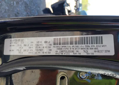 2018 Ram 1500 Tradesman 4X4 6'4 Box from USA, damaged, VIN 1C6RR7FG2JS331802